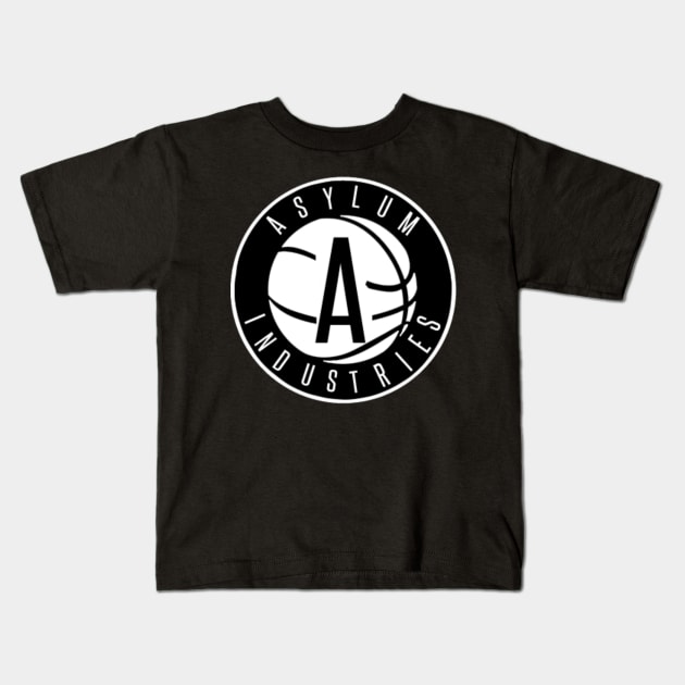 Asylum Industries X Brooklyn Nets Logo Kids T-Shirt by AsylumIndustries